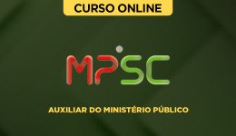 Curso online Curso MP-SC - Auxiliar do Ministério Público - Nova Concursos
