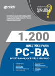 1.200 Questões Gabaritadas PC-BA - Investigador, Escrivão e Delegado em PDF