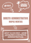 Produto Mapas Mentais Lei nº 14.133/2021 - Lei de Licitações e Contratos Administrativos (PDF) - Nova Concursos