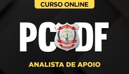Curso online Curso PC-DF - Analista de Apoio - Nova Concursos