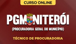 Curso online Curso PGM - Niterói (Procuradoria Geral do Município) - Técnico de Procuradoria - Nova Concursos