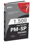 Livro 1.500 Questões Gabaritadas PM-SP Soldado