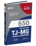 Produto Livro 650 Questões Gabaritadas TJ-MG - Oficial Judiciário - Nova Concursos