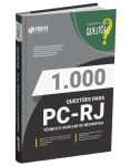 Produto Livro 1.000 Questões Gabaritadas PC-RJ - Auxiliar e Técnico de Necropsia - Nova Concursos