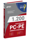 Produto Livro 1.200 Questões Gabaritadas para PC-PE 2024 - Agente e Escrivão - Nova Concursos