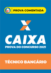 Produto Prova Comentada CAIXA ECONÔMICA FEDERAL - Técnico Bancário Novo - Nova Concursos