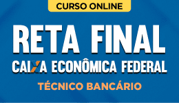 Curso online Curso Reta Final Caixa - Técnico Bancário Novo - Nova Concursos