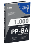 Produto Caderno 1.000 Questões Gabaritadas PP-BA - Policial Penal - Nova Concursos
