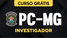 Capa do produto Curso Grátis PC-MG Investigador