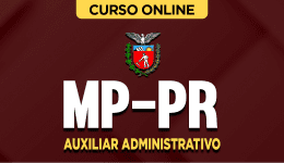 Curso online Curso MP-PR - Auxiliar Administrativo - Nova Concursos