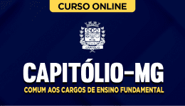 Curso online Curso Prefeitura de Capitólio-MG - Comum aos Cargos de Ensino Fundamental - Nova Concursos