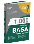 Produto Livro 1.000 Questões Gabaritadas BASA - Técnico Bancário - Nova Concursos
