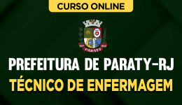 Curso online Curso Prefeitura de Paraty-RJ - Técnico de Enfermagem - Nova Concursos
