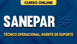 Curso online Curso SANEPAR - Técnico Operacional - Agente de Suporte - Nova Concursos