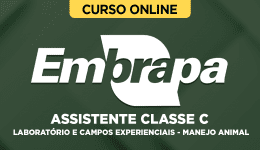 Curso online Curso Embrapa - Assistente Classe C - Laboratório e Campos Experienciais - Manejo Animal - Nova Concursos