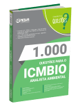 Produto Livro 1.000 Questões Gabaritadas para ICMBIO - Analista Ambiental - Nova Concursos