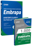 Produto Combo EMBRAPA - Assistente Classe C – Área: Laboratório e Campos Experienciais – Subárea: Manejo Animal - Nova Concursos