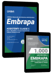 Produto Combo EMBRAPA Assistente Classe C – Área: Laboratório e Campos Experienciais – Subárea: Manejo Animal - Nova Concursos