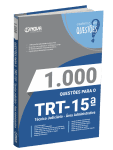 Produto Livro 1.000 Questões Gabaritadas para o TRT-15 - Técnico Judiciário - Área Administrativa - Nova Concursos