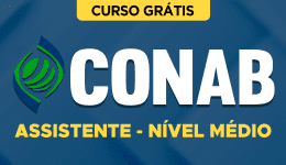 Capa do produto Curso Grátis CONAB - Assistente - Nível Médio