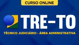 Curso online Curso TRE-TO - Técnico Judiciário - Área Administrativa - Nova Concursos
