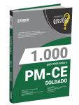Produto Livro 1.000 Questões Gabaritadas para a PM-CE - Soldado - Nova Concursos
