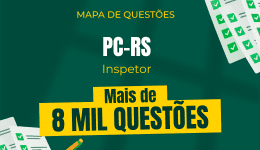 Produto Mapa de Questões Online - PC-RS - Inspetor - 8 Mil Questões - Nova Concursos
