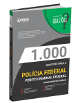 Produto Livro 1.000 Questões Gabaritadas PF - Perito Criminal Federal - Conhecimentos Gerais - Nova Concursos