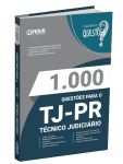 Produto Livro 1.000 Questões Gabaritadas TJ-PR - Técnico Judiciário - Nova Concursos