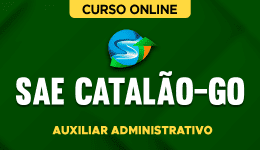 Curso online Curso SAE Catalão-GO - Auxiliar Administrativo - Nova Concursos