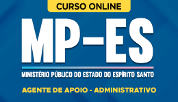 Curso online Curso MP-ES 2026 - Agente de Apoio - Administrativo - Nova Concursos