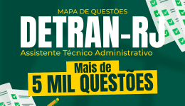 Produto Mapa de Questões Online - Detran-RJ - Assistente Técnico Administrativo - 5 Mil Questões - Nova Concursos