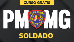 Capa do produto Curso Grátis PM-MG - Soldado