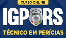 Capa do produto Curso IGP-RS - Técnico em Perícias