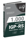 Produto Livro 1.000 Questões Gabaritadas para o IGP-RS - Perito Médico - Legista - Nova Concursos