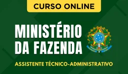 Capa do produto Curso Ministério da Fazenda - Assistente Técnico-Administrativo