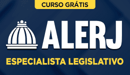 Capa do produto Curso Grátis ALERJ - Especialista Legislativo 