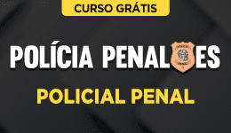 Capa do produto Curso Grátis Polícia Penal-ES - Policial Penal