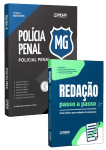 Produto Combo Polícia Penal MG 2026 - Policial Penal - Apostila + Livro de Redação (pós-edital) - imp - Nova Concursos