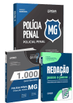 Produto Combo Polícia Penal MG 2026 - Policial Penal - 3 em 1 (pós-edital) - imp - Nova Concursos