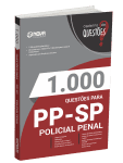 Produto Livro 1.000 Questões Gabaritadas para a Polícia Penal-SP - Policial Penal - Nova Concursos