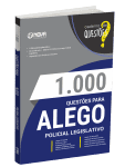 Produto Livro 1000 Questões Gabaritadas para ALEGO - Policial Legislativo - Nova Concursos