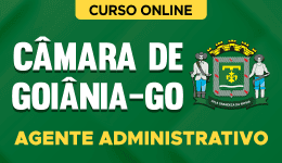 Curso online Curso Câmara de Goiânia-GO - Agente Administrativo - Nova Concursos