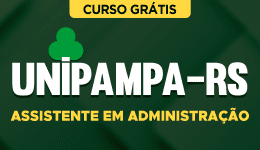 Capa do produto Curso Grátis UNIPAMPA-RS - Assistente em Administração