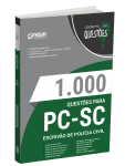 Produto Livro 1000 Questões Gabaritadas para PC-SC - Escrivão de Polícia Civil - Nova Concursos