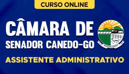 Capa do produto Curso Câmara de Senador Canedo-GO 2026 - Assistente Administrativo