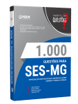 Produto Livro 1000 Questões Gabaritadas para SES-MG - Especialista em Políticas e Gestão da Saúde - Comum a todas as áreas - Nova Concursos