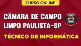 Capa do produto Curso Câmara de Campo Limpo Paulista-SP 2026 - Técnico de Informática