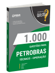 Produto Livro 1000 Questões Gabaritadas para Petrobras - Técnico - Operação - Nova Concursos