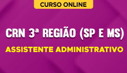 Capa do produto Curso CRN 3ª Região (SP e MS) - Assistente Administrativo